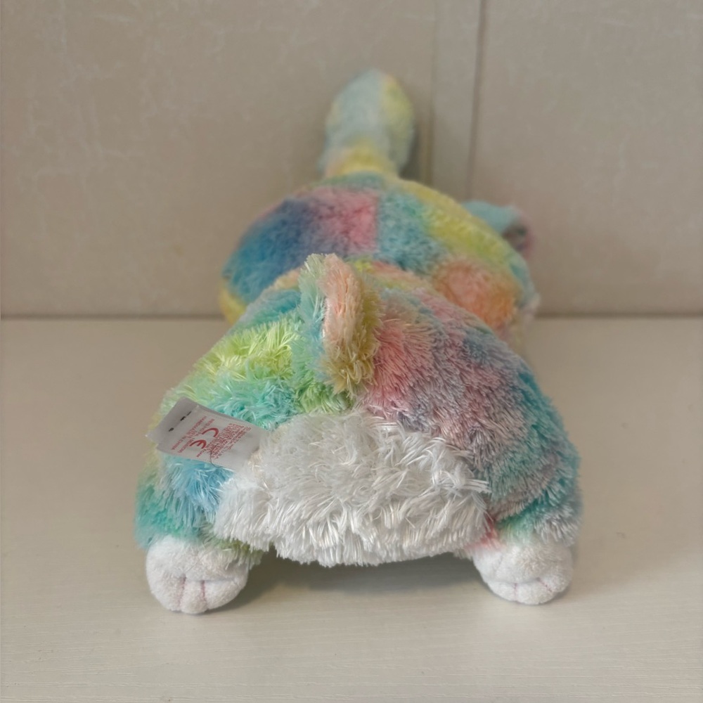 RARE Beanie Boos "Bubby" The Pastel Tye Dye Easter Bunny Rabbit '2016 10" Plush! - Picture 4 of 5